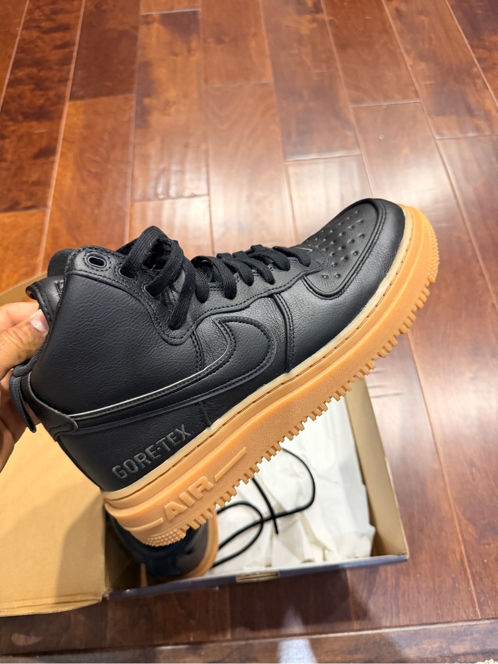 Nike Black GORE-TEX High-Top with Gum Sole
